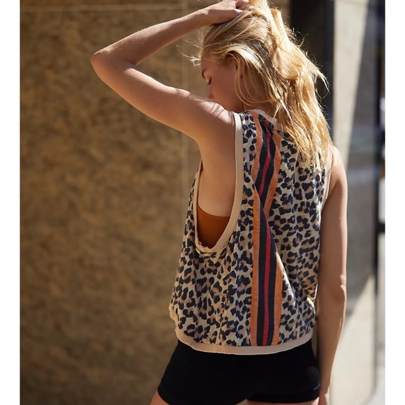 Free People Movement Love Tank Leopard Combo Large - Picture 9 of 15